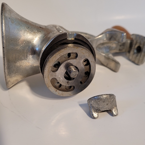 Vintage English Meat Grinder with Multiple Blades - Picture 7 of 12
